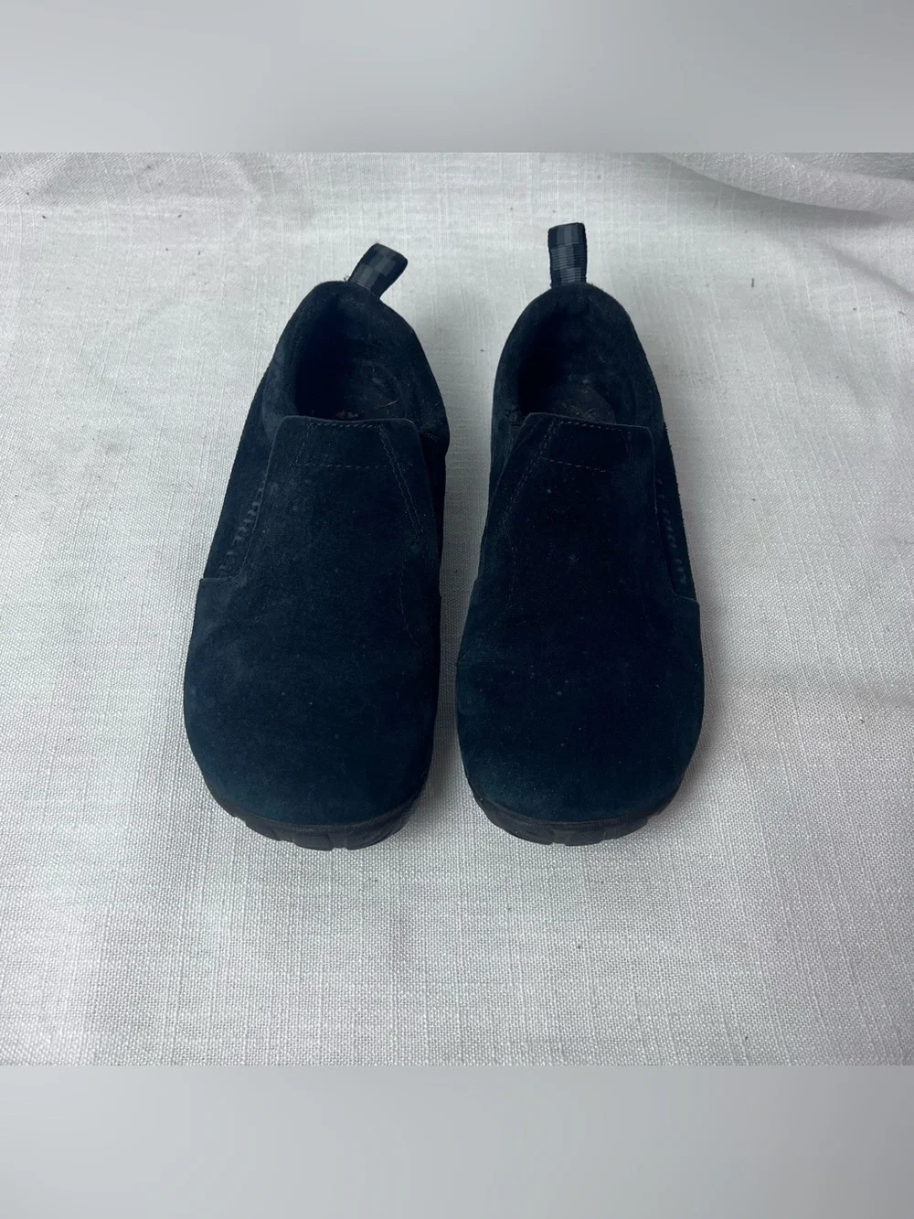 Merrell Women’s Suede Black Slip-On Loafers Size 6.5